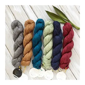Lotus Yarns Factory Price Best Selling 50% silk 50% tibetan yak Blended Hand knitting yarn