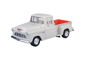 Modellino in <span class=keywords><strong>Scala</strong></span> <span class=keywords><strong>1</strong></span>:<span class=keywords><strong>24</strong></span> di Pickup Americano Vintage Anni '50, Modello in Metallo Pressofuso con Cassone Apribile, <span class=keywords><strong>Auto</strong></span> Retrò Simulata - Product Image 2