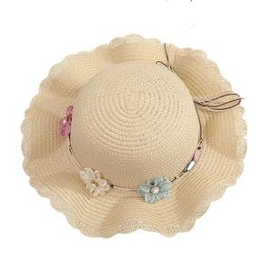 Conjunto de Sombrero de Paja y Bolso, Protección Solar de Verano, Diseño Floral de Princesa, Unisex, para Niñas, Casual, Ciclismo, Viajes Diarios, Playa - Product Image 1