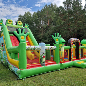 Château gonflable à bas prix, toboggan gonflable, Dvorac Na Napuhavanje Sa Zivotinjama, jungle, <span class=keywords><strong>zoo</strong></span>, château gonflable commercial, souffleur - Product Image 1