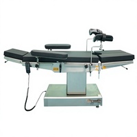 Table d'opération chirurgicale électrique à quatre commandes, table d'opération médicale réglable en acier inoxydable pour chirurgie