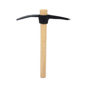 Outil de jardinage de 15 pouces, fourchette et pelle en acier en forme de tête de ramassage, outils de gravage agricole avec manche en bois - Product Image 4