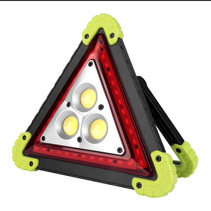 Power Function USB Rechargeable COB Work Lamp Red LED Work Light ...