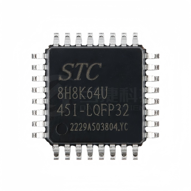 NEW STC8H8K64U-45I-LQFP32 1T 8051 Microprocessor Single Chip Chip Original Authentic