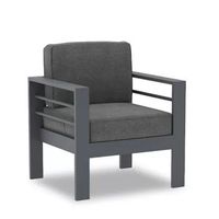 Ensemble de canapés d'extérieur en aluminium, directement de l'usine, avec coussins de 12 cm pour jardin, terrasse, ensemble de canapé et table basse d'extérieur