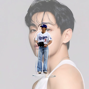KPOP <span class=keywords><strong>Idol</strong></span> Bangtan Boys V <span class=keywords><strong>Taehyung</strong></span> 2025 figura de pie de plástico transparente soporte acrílico - Product Image 4