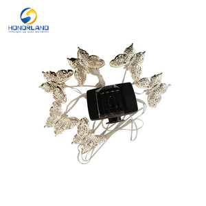 2V 60Ma <span class=keywords><strong>Polycristallin</strong></span> Papillon Nuit Toit Lumière Terrasse Led Lumière Solaire Guirlande - Product Image 5