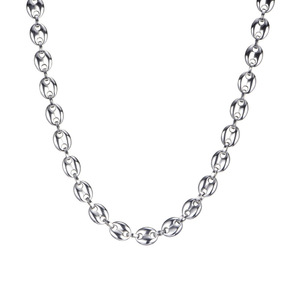 11mm grains <span class=keywords><strong>de</strong></span> <span class=keywords><strong>café</strong></span> lien chaîne colliers pour hommes en acier inoxydable corde lien chaîne colliers mode Hip Hop bijoux - Product Image 1