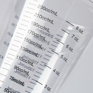 Vasos Medidores Desechables de Plástico Transparente de 500 ml (8 oz) para Mezclar Pintura, <span class=keywords><strong>Slime</strong></span>, Tintes, Resina Epoxi, Pegamento - Product Image 3