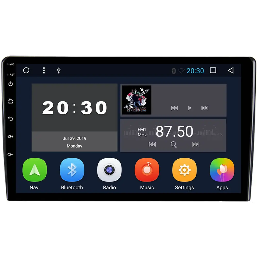 Автомобильный андроид Авто 9 дюймов сенсорный экран автомобильный экран android автомобильный стерео carplay wifi ahd bt gps Навигация dvd плеер