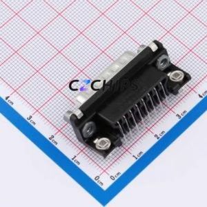 5747841-6 D-Sub/VGA Connector Bent Lead Through Hole Connector 15P Right Angle Insert 2 - Product Image 2