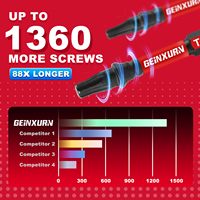 Geinxurn 10PC. M-BOX X50 POWER 3 "-75mm T20 Jeu de tournevis à écrou de sécurité à percussion Ensembles d'embouts magnétiques pour outils à main