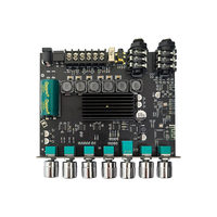 WUZHI AUDIO ZK-AM100 KTV Microphone Audio Tout-en-un Machine 2.1 Canaux BTSpeaker Amplificateur Board 50X2 + 100W Support APP