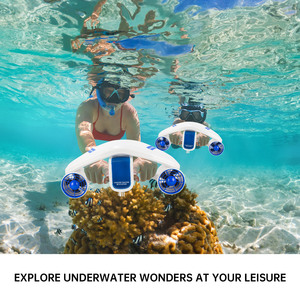 Scooter subacqueo impermeabile profondo 20m con regolazione a due velocità per immersioni in <span class=keywords><strong>mare</strong></span> e fotografia subacquea - Product Image 5