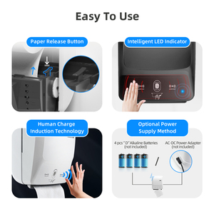 SVAVO Giá Treo Khăn Giấy Vệ Sinh Tay Cuộn Jumbo Cảm Biến Tự Động Gắn Tường Thông Minh Hộp Đựng Khăn Giấy Khăn Giấy - Product Image 3