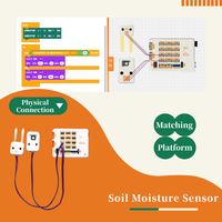 Kit de Codage Robotique IA QMY S05 ESP32 Scratch Python Jouet Intelligent Programmable Blocs de Construction Capteur d'Humidité du Sol PH2.0