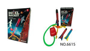 ของเล่นใหม่มาแรง <span class=keywords><strong>2021</strong></span> ของเล่นฤดูร้อน จรวดต่อสู้กลางแจ้ง ของขวัญ STEM พร้อมจรวด 6 ลูก และเครื่องยิงจรวด - Product Image 3