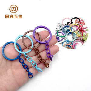Colorful Zinc Alloy Keychain Lobster Clasp Pendant Charm For DIY Jewelry Accessories Unisex Gift - Product Image 3