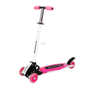 Encantador Scooter de Tres Ruedas para Preescolares, Ruedas de PU Duraderas, Freno Trasero Integrado, Cuerpo de Plástico Ultraligero, Juguete Deportivo para Exteriores - Product Image 3