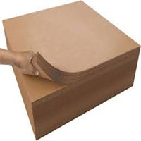 Rouleau de papier kraft brun recyclé pour l'emballage et l'expédition