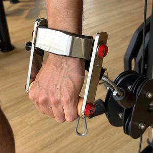 Toptan Fiyatlı Ayarlanabilir Kablo Makinesi Paslanmaz Çelik Ahşap Kavramalı Yanal Kaldırma Uçan Çekme Kolu Spor Salonu Makara Aparatı - Product Image 2