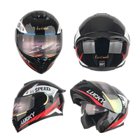 Casque de moto modulable OEM à visière relevable, homologué DOT, en ABS, vente en gros, avec logo personnalisé, directement du fabricant
