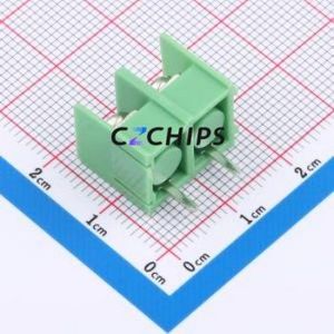 KF7.62-2P(green) Barrier Terminal Block Through hole Component (THT),P=7.62mm Connector - Product Image 2