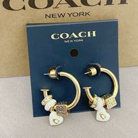 Nouvelles boucles d'oreilles élégantes et tendance, design de niche de luxe léger, pendentif cube en forme de cœur orné de strass, émail glacé