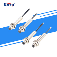 Capteur photoélectrique laser à réflexion diffuse KJT M5 IP67 ultra compact NPN PNP NO NC 10-30V 100mm, interrupteur utilisé sur machine, vente chaude