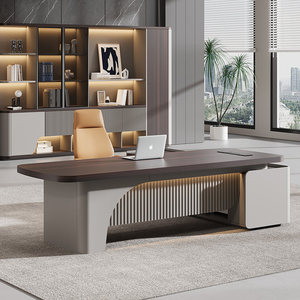 <span class=keywords><strong>Escritorio</strong></span> Ejecutivo de Lujo Ligero y Elegante con Silla, Diseño Moderno y Simple, Origen China, <span class=keywords><strong>Escritorio</strong></span> en Forma de L - Product Image 5