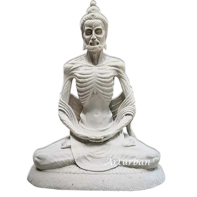 Starving emaciated buddha statue for outdoor garden decoration factory direct sale buddha statue