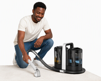 Nettoyeur de tapis commercial vertical, aspirateur eau et poussière avec accessoire extracteur pour canapé, pour un nettoyage en profondeur des tapis et des sols