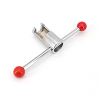 Clé professionnelle chromée réglable pour tête de sprinkler dissimulée, clé à molette et outil de manchon pour l'installation anti-incendie