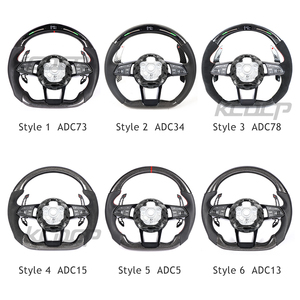 Volant de course personnalisé en Alcantara et fibre de carbone pour <span class=keywords><strong>Audi</strong></span> TTS R8 TTRS <span class=keywords><strong>TT</strong></span> Q3 Q5 Q7 Q8 A3 A4 A5 A7 A6 C6 C7 Cabriolet - Product Image 5