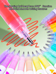 168 Renkli Boyama Çizim Akrilik Jel Kalem Seti, 1.0mm Uçlu, Büyük Kapasiteli, Mavi Kırmızı Yeşil Mürekkepli, Hediye Kutulu - Product Image 4