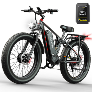 Vélo électrique tout-terrain à pneus larges Eu Warehouse Duotts S26 avec double moteur, batterie 48V 20Ah, VTT S26 Eu Warehouse - Product Image 1