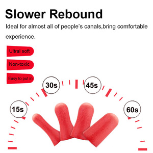 Tapones para Oídos de Espuma con Logo Personalizado, Tapones para los Oídos con Cancelación de Ruido para Avión con Estuche - Product Image 4