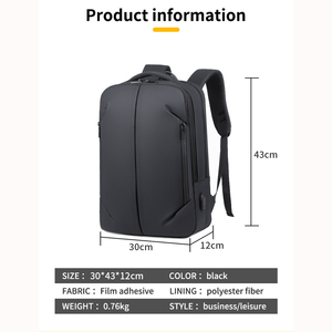 Mochila de Nailon para Estudiantes con Logotipo Personalizado, Gran Capacidad, con Función Antirrobo y Cierre de Cremallera para Oficina, Escuela y Viajes - Product Image 3