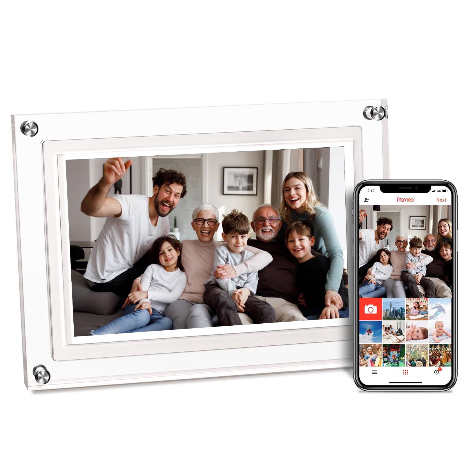 東方神起 Digital photo Frame 7inch Stand Digital Photo Frame 7 Inch IPS Screen - 8gb Memory