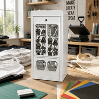Distributeur automatique de cartes mini à deux emplacements, personnalisé en usine, vente en gros, facile à transporter, paiement multiple, location et vente, 200-300 unités