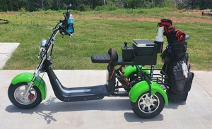 Novo Design 2026 <span class=keywords><strong>Golf</strong></span> CE Novo Modelo Citycoco <span class=keywords><strong>Scooter</strong></span> Elétrico de 3 Rodas Citycoco 2000w com Pneu Largo e Assento - Product Image 6