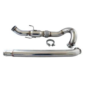 חם מכירות 304 נירוסטה סאאב 900/9-3 Downpipes עם זרז