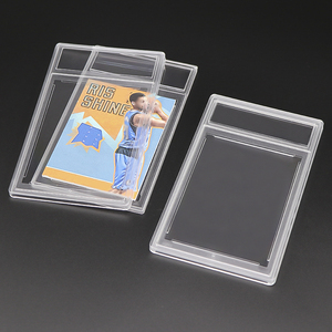 Porte-cartes de collection SUNSHING en plastique à ultrasons 63,5x88,5 mm pour cartes PSA Pokemon, protection pour cartes de collection 35pt - Product Image 1