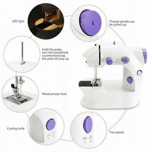 Máquina de Coser Portátil de Escritorio, Cuadrada, para Coser y Tejer en Casa - Product Image 2