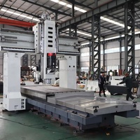 Fraiseuse à portique CNC horizontale 3 axes de conception allemande de haute précision BT50 FANUC 10000 tr/min pour applications aérospatiales lourdes en titane