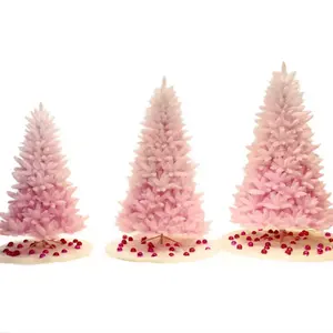 2023 गर्म बेच गुलाबी लक्जरी थोक Prelit रोशनी 7ft क्रिसमस पेड़ उच्च गुणवत्ता कृत्रिम क्रिसमस पेड़