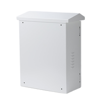 Boîtier de distribution électrique en acier argenté étanche IP54 JXF1, panneau de commande extérieur à montage en surface, boîtier personnalisé OEM