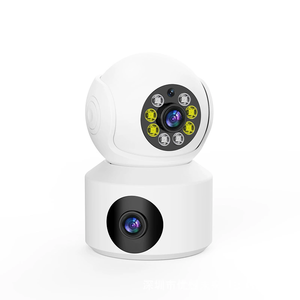 AI عدسة مزدوجة A11 ° دوارة 2 ميجا بكسل رؤية ليلية مع تتبع الحركة للأماكن الداخلية والخارجية - Product Image 2