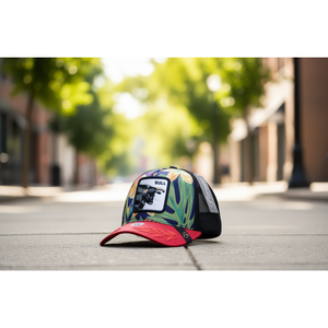 Cappello Trucker Bonnie a 6 Pannelli in Rete Traspirante Unisex Stile Street Primavera Estate per Adulti con Ricamo sul Pannello Frontale - Product Image 2
