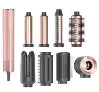 Sèche-cheveux professionnel 1300W personnalisé multifonctionnel avec moteur sans balais NTC 3 vitesses tout-en-un pour salon de coiffure